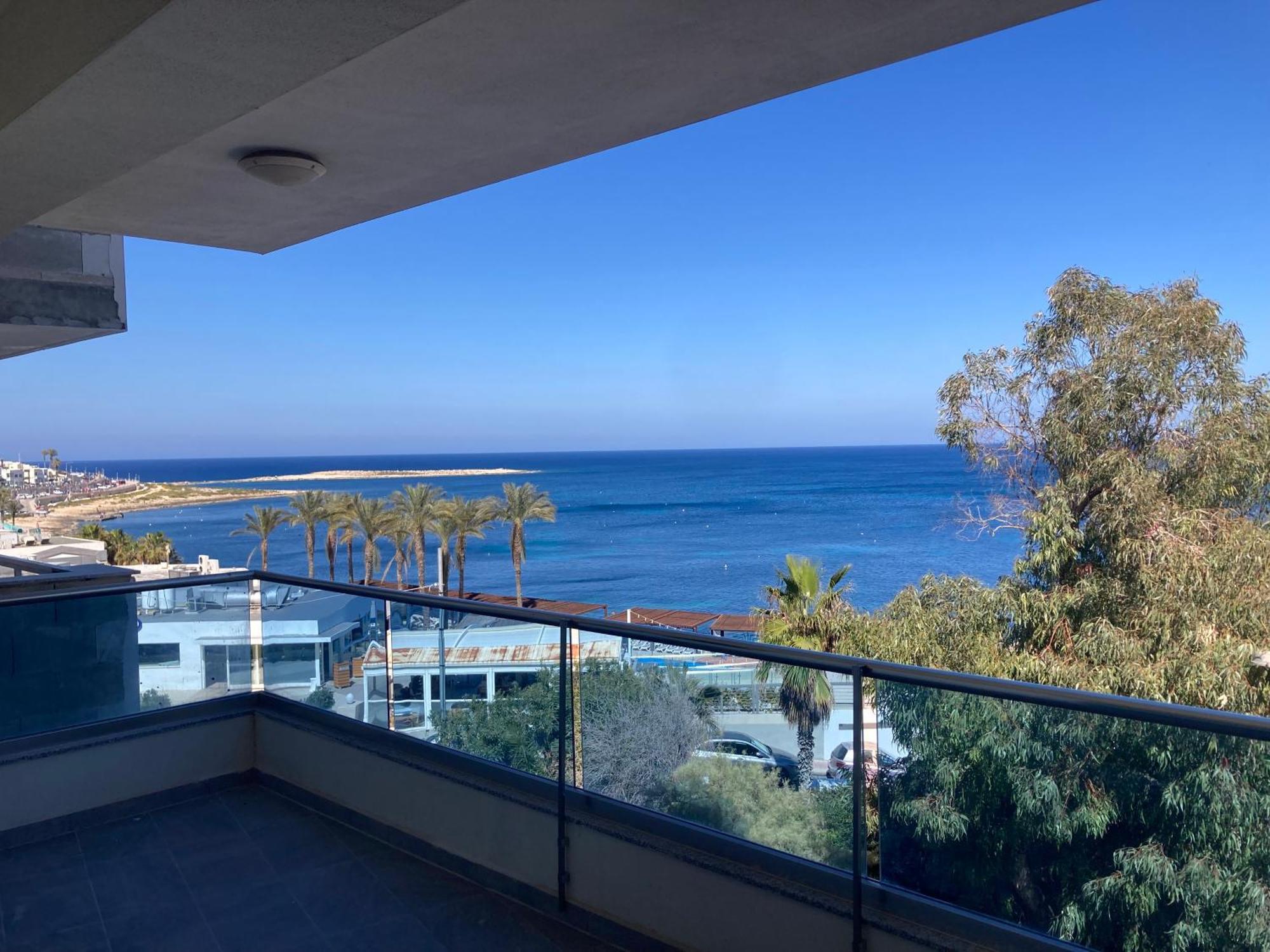 Sunrise Bay Apartments - Frontline Sea Views San Pawl il-Baħar Zewnętrze zdjęcie